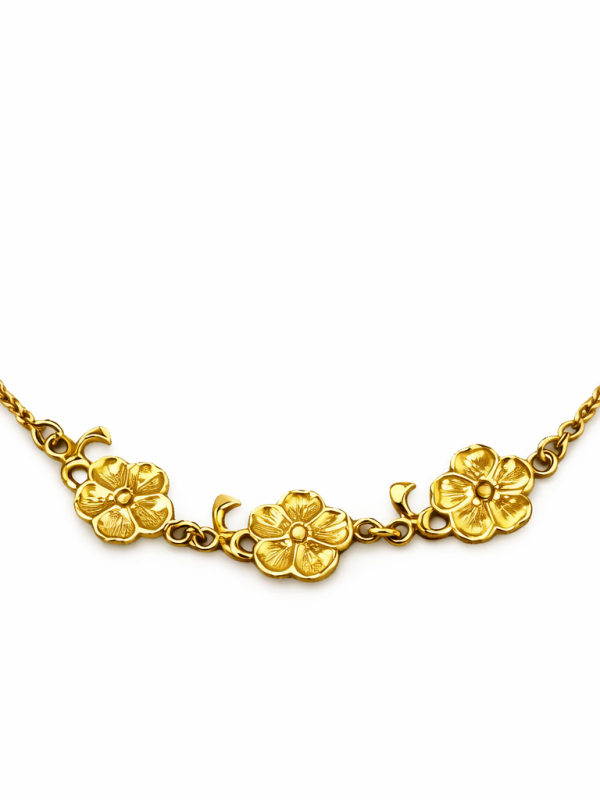Collier 3 linblommor