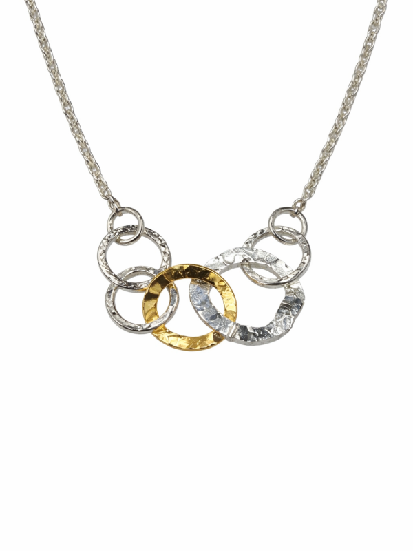 Nordic Beat Halsband guld & silver
